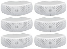 6 Rockville WET-D4 White Indoor/Outdoor Commercial/Restaurant/Bar 70V Speakers