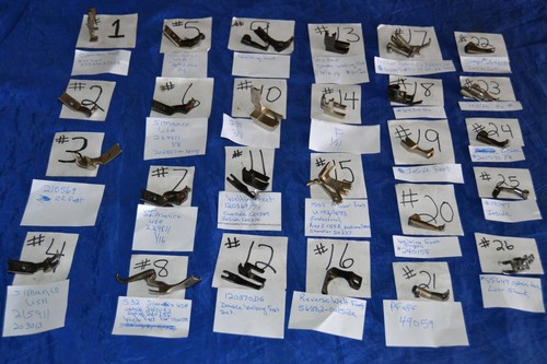 WELTING FEET INDUSTRIAL SEWING MACHINE FEET PICK YOU FOOT INSIDE & OUTSIDE FEET - Picture 1 of 55