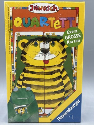Ravensburger Janosch Quartett Puzzle 1999 extra große Karten NEU OVP