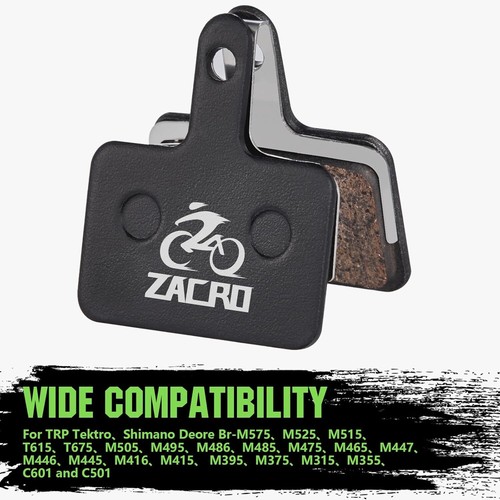 4 Pairs Bike Brake Pads, Ceramic Bicycle Disc Brake Pads Fit for Tektro Sh - Picture 2 of 11