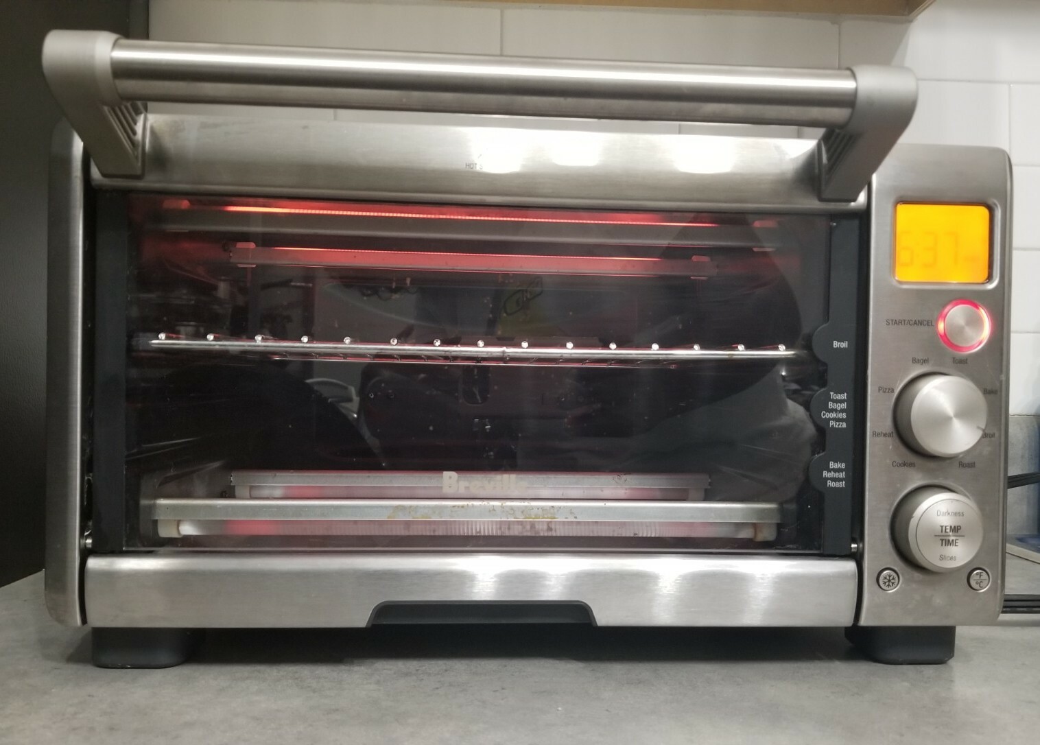 Breville Smart Oven Silver BOV650XL/C Compact 120 V Wire Rack Oven