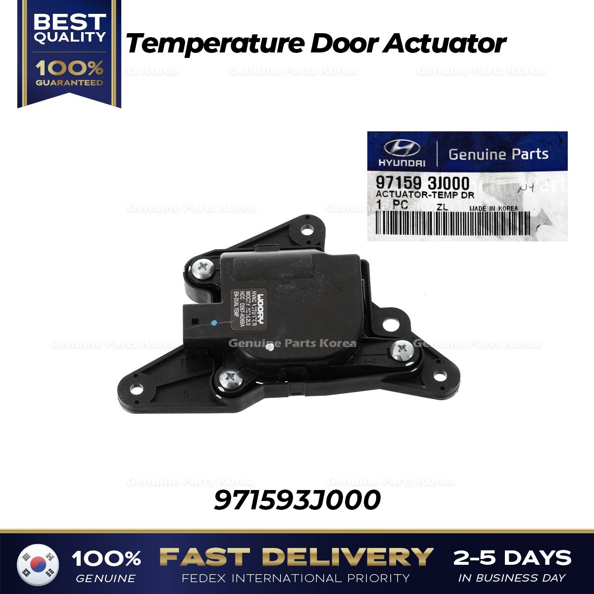 KORE様 ⭐Genuine⭐ Temperature Door Actuator 971593J000 for Hyundai