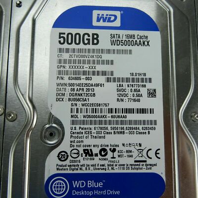 Hard Drive for iMac Late 2009-2011 ONLY 500GB, Preloaded with High