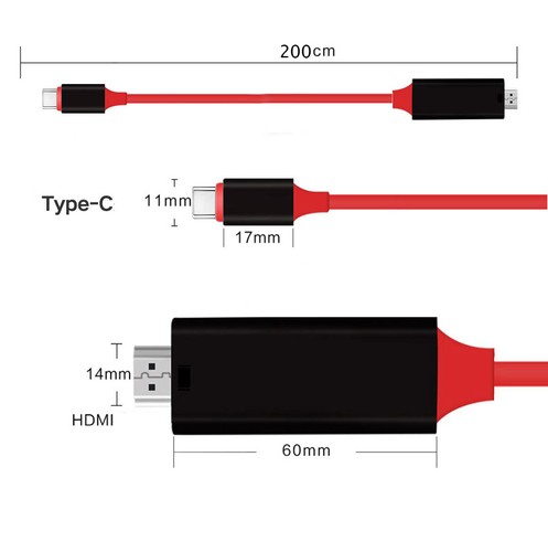 Cable Plug&Play USB Tipo C a HDMI 4K 1080P HDTV para iPhone 15 Pro Max/Pro/Plus - Imagen 11 de 17