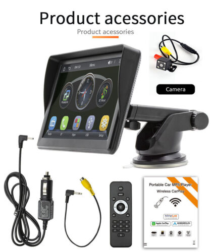 ESSGOO 7'' Autoradio Wireless Carplay & Android Auto Bluetooth USB TF +Kamera - Bild 12 von 15