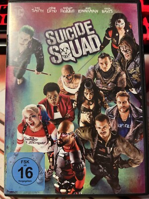 Suicide Squad (DVD, 2016) mit Will Smith Zustand: Gut (824)