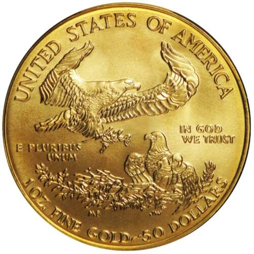2005 $50 American Gold Eagle 1 oz Brilliant Uncirculated - Picture 2 of 2