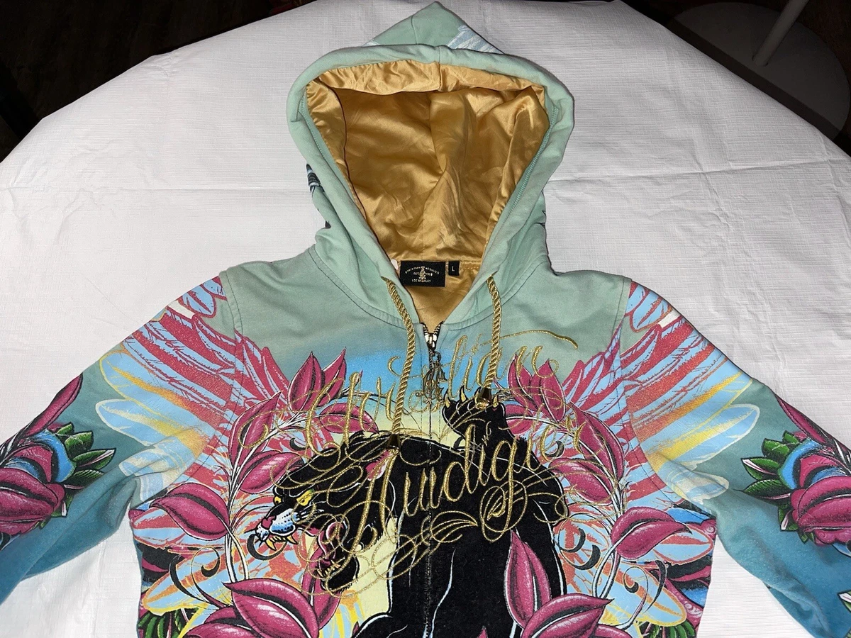 christian zippered hoodie