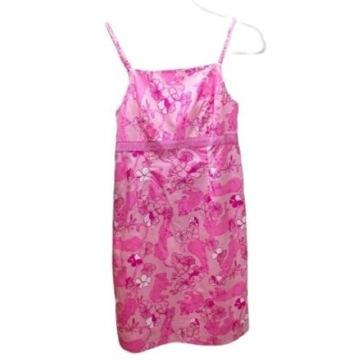 Lilly Pulitzer Pink White Dress Size UK