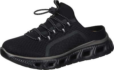 Rieker Damen Clog schwarz