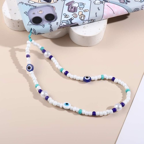 Cell Phone Chain Crystal Pendant Phone Lanyard Hanging Rope Mobile Phone Straps - Zdjęcie 8 z 12