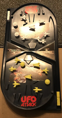 1978 UFO ATTACK U.F.O Spacecraft 3D BRETTSPIEL PETER PAN SPIELZEUGE selten Vintage