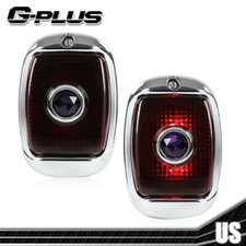 2x Fit For 1940-1953 Chevy Gmc Truck Rear Black Blue Dot Tail Lamp Lh Rh Pair 2x Fit For 1940-1953 Chevy Gmc Truck Rear Black Blue Dot Tail Lamp Lh Rh Pair