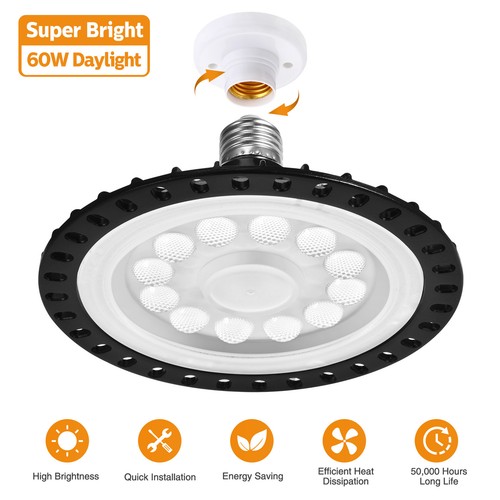 8x illuminazione sala UFO LED faretto da soffitto lampada da officina lampada industriale lampada - Foto 125 di 130