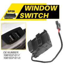 For 2017-20 Tesla Model 3 M3 Front Driver Side Main Window Power Control Switch