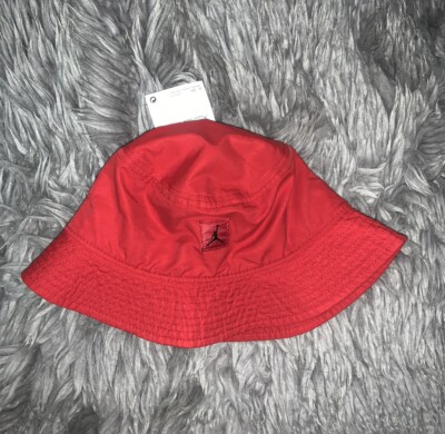 Nike Air Jordan Jumpman Logo Bucket Hat Size Medium/Large Red DC3687-687  UK