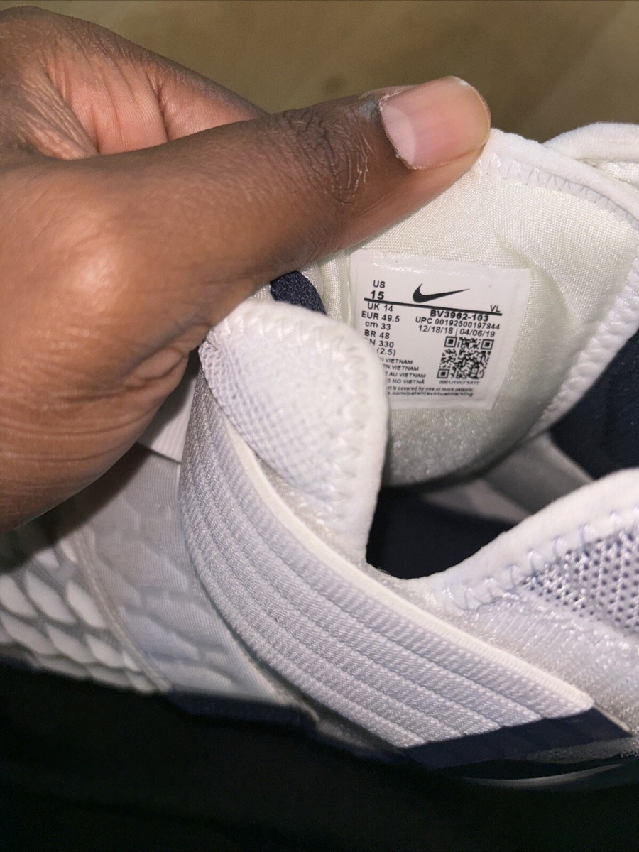 Nike Men 15 Force Savage Elite 2 White Midnight Navy  display picture 3