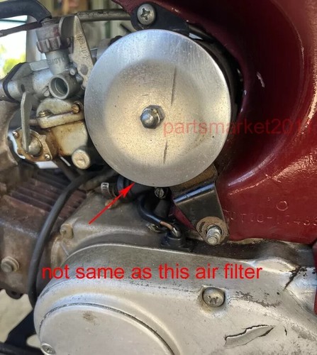 Black Metal Air Filter Cleaner Box 35mm For Honda CT50 CT70 ST50 ST70 Dax Bikes - Picture 9 of 9