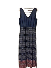 Women’s summer long dress Bluet Women size18 native American multiple color NWT