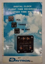 Davtron Inc. Digital Clock Flight Time Recorder Elapsed Time Meter Model 811B