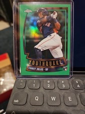 2023 Topps Chrome Update Corey Julks Youthquake Green Refractor Rookie RC #92/99