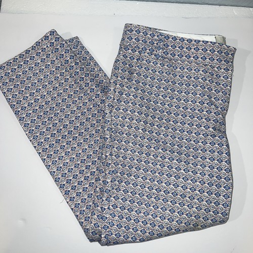 Mercer & Madison Design Stretch Tapered Pants Sz 10 Geometric Pattern