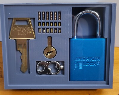 AMERICAN BRAKEBLOK フックディスプレイ American Lock 1100 Exploded View Shelf Desk Display Mount Pick