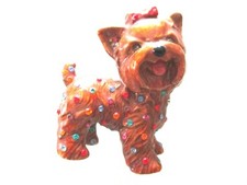 BEAUTIFUL VINTAGE BUTLER AND WILSON DOG BROOCH 