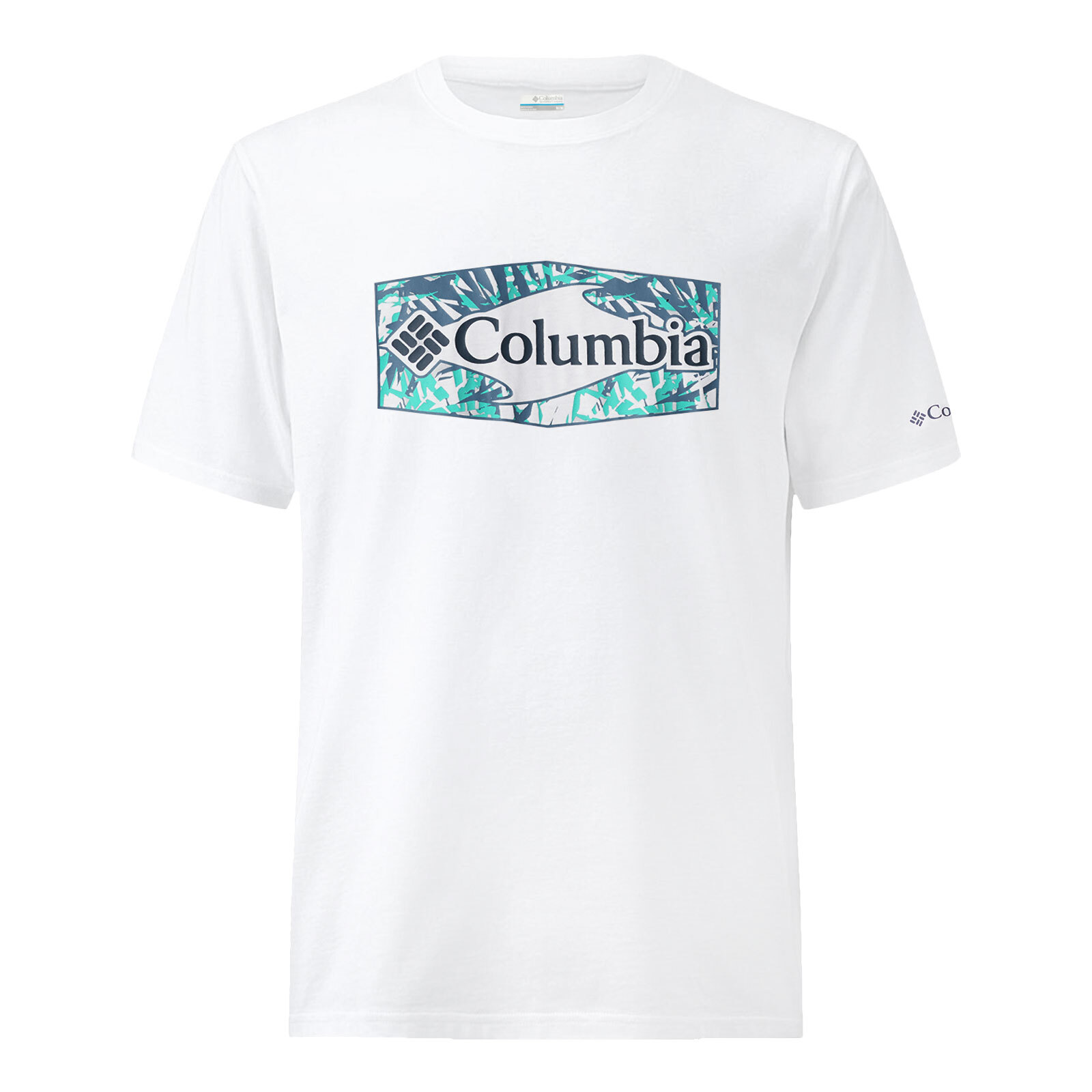 Футболка Columbia Herren Kurzarmshirt Rundhalshirt Sun Trek с коротким рукавом и графическим принтом 9290₽