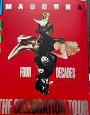 Madonna Celebration Tour Official Merch  Red  Tour Poster Purchased LA Forum