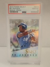 2013 Panini Select Skills (Prizm) #SK43-Bo Jackson-PSA 10 GEM-MT 💎RARE POP 6💎