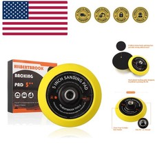 5 Inch Hook and Loop Backing Pad 5 Inch Backing Plate with 5/8-11 Threads San...