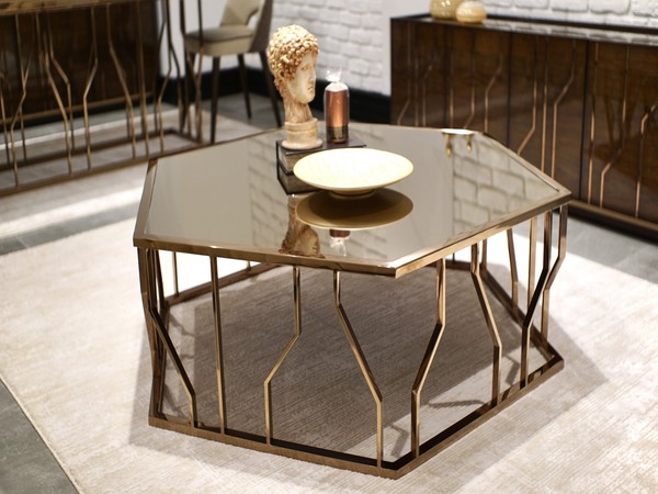 Exklusiver Couchtisch Designer Wohnzimmer Tisch Edle Kaffeetische-image