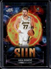 2025-26 Topps Cosmic Chrome Luka Doncic Planetary Pursuit Sun SSP #PPS-7 Lakers