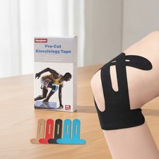 10 PCS Waterproof Kinesiology Tape for Shoulders/Knees,Precut Strips for Knee Pa