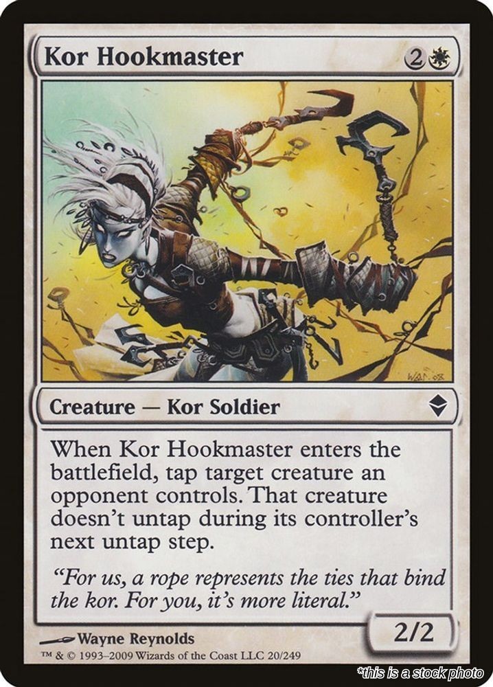 Magic Kor Hookmaster 20 NM Zendikar Common
