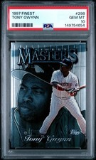 1997 TOPPS FINEST #298 TONY GWYNN PSA 10
