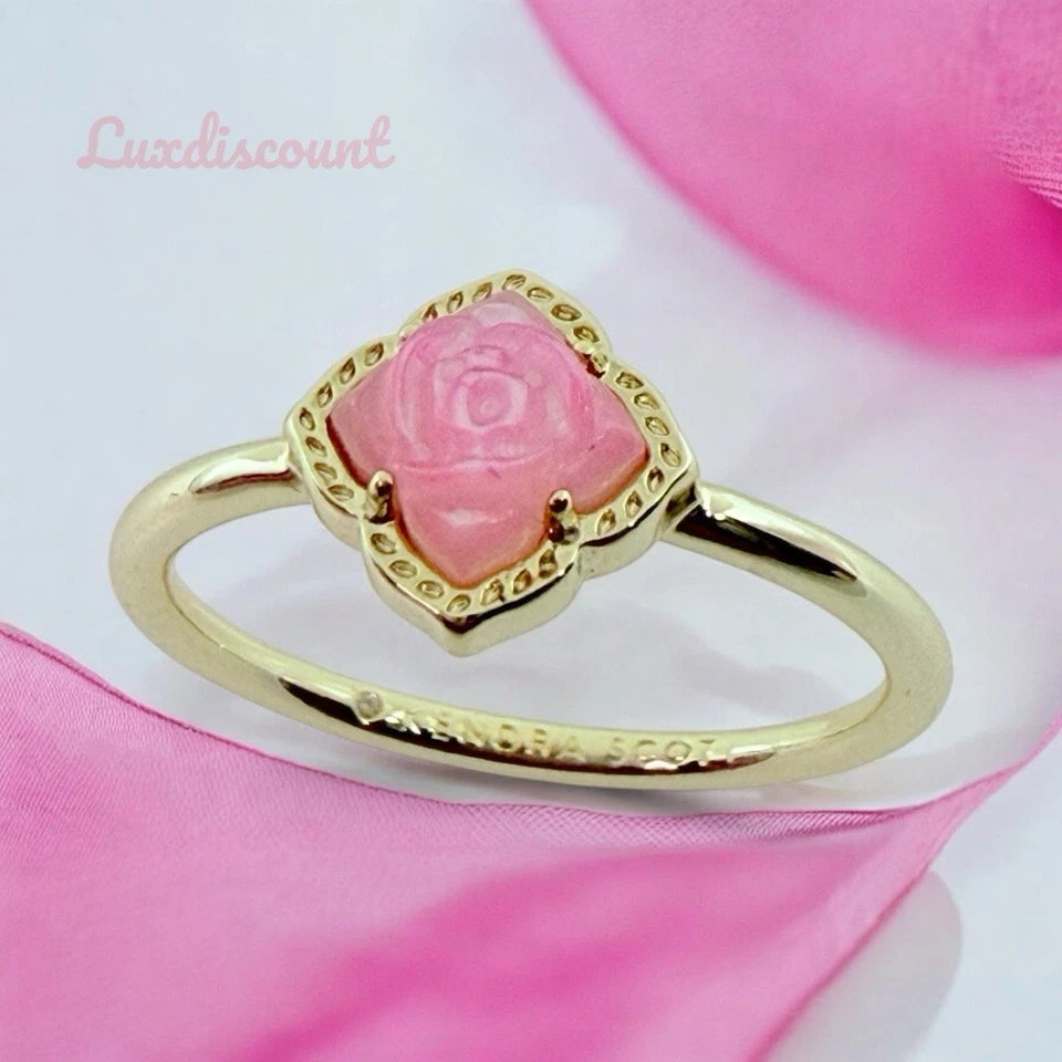 Anillo de oro rosa Kendra Scott Mallory. Talla 8 Foto 3 de 4