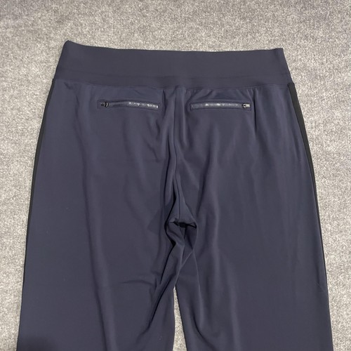 Athleta Venice Colorblock Wide Leg Pants Womens 2X Navy Blue Athletic Stretch - Picture 4 of 13