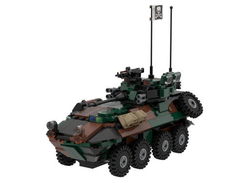 BrickVeteran LAV Tank – RARE RETIRED (1 of 50 ever made) Signed Box - No Figures