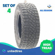 Set Of 4 Used Lt 30570r18 Goodyear Wrangler Territory Mt - 11.5-1232