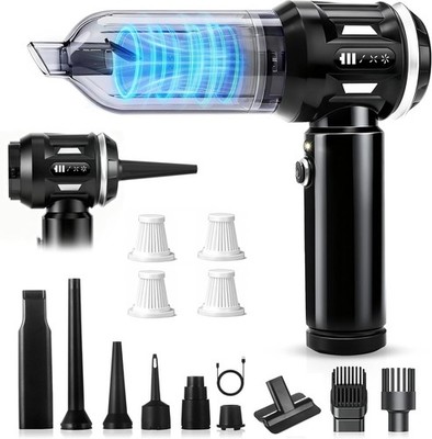 25000Pa 4in1 Handstaubsauger Akku Auto Staubsauger Stark mit Filter Nass Trocken