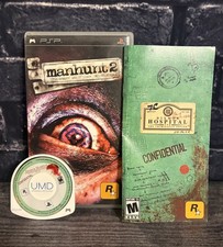 MANHUNT 2 (SONY PLAYSTATION PORTABLE PSP, 2007) COMPLETE VIDEO GAME
