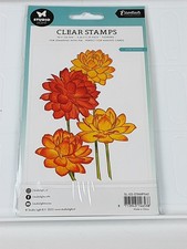 NEWStudio Light Essential Collection Little Dahlies Stamp Set 1 Stamp 3.66x5.35