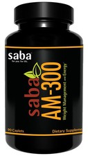 Saba AM - 300 Thermogenic Fat Burner - Weight Loss - Energy Booster Pack of 1 