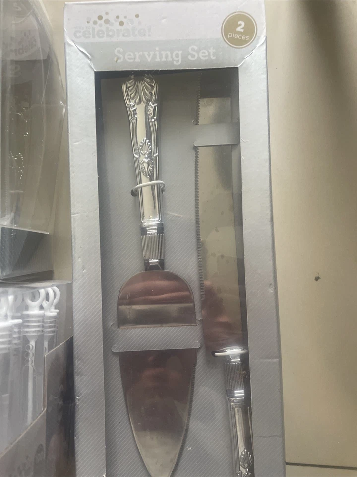 多种婚礼用品泡泡棒、长笛、刀套装 — 第 3/4 张图片