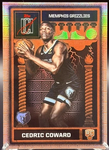 2025 Topps Signature Cedric Coward Base (RAW)