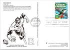 Dr Jim Stamps Fdc Fleetwood 24C Pre Stamped Card Dc Super Heroes Green Lantern 4
