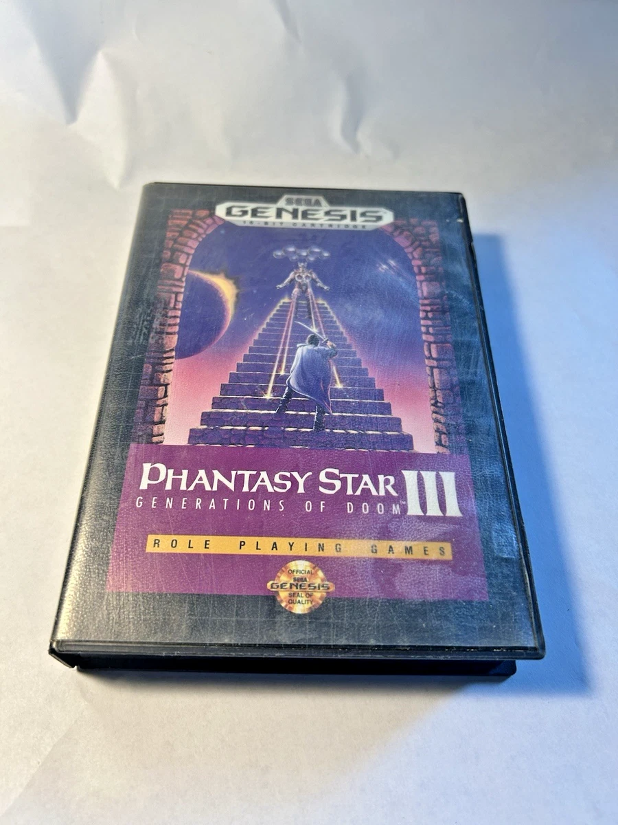 Phantasy Star III: Generations of Doom SEGA Video Games for sale