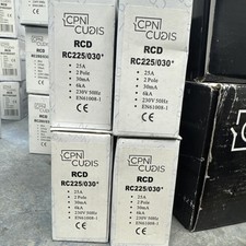 4X RC225/030 RCD 25A 2 POLE 30mA CPN